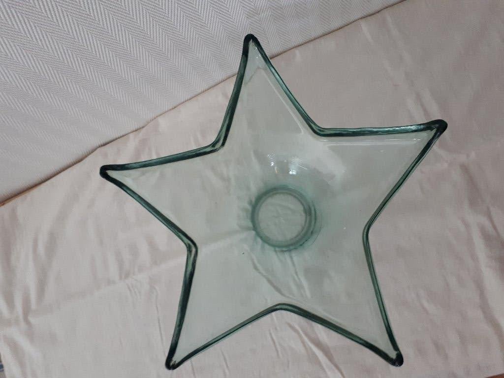 MOOIE STER SCHAAL, Ophalen of Verzenden, Zo goed als nieuw, Rond, Glas