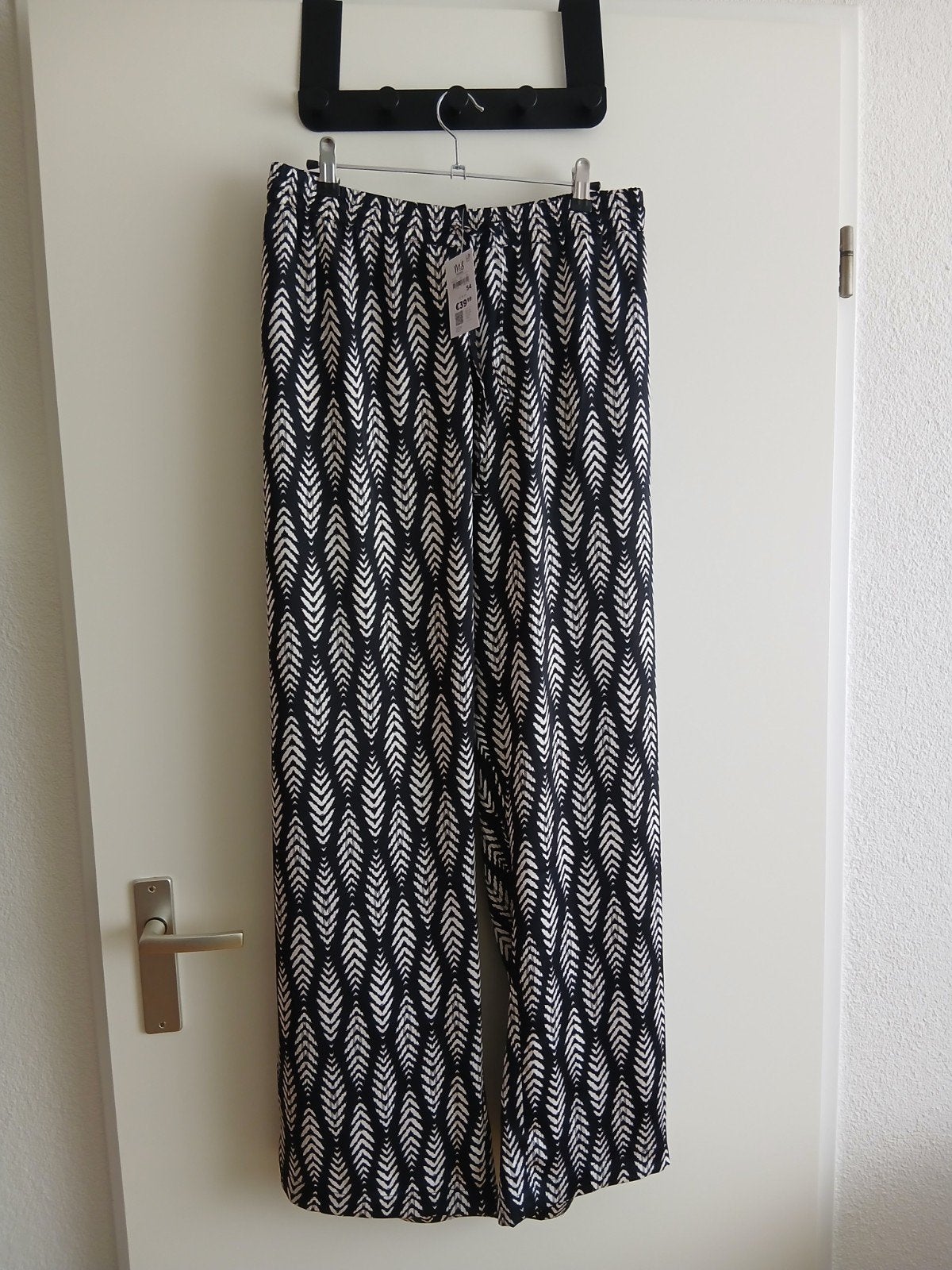 Modieuze broek mét prijskaartje van MS MODE. Maat 54., Verzenden, Zwart, Nieuw, MS Mode