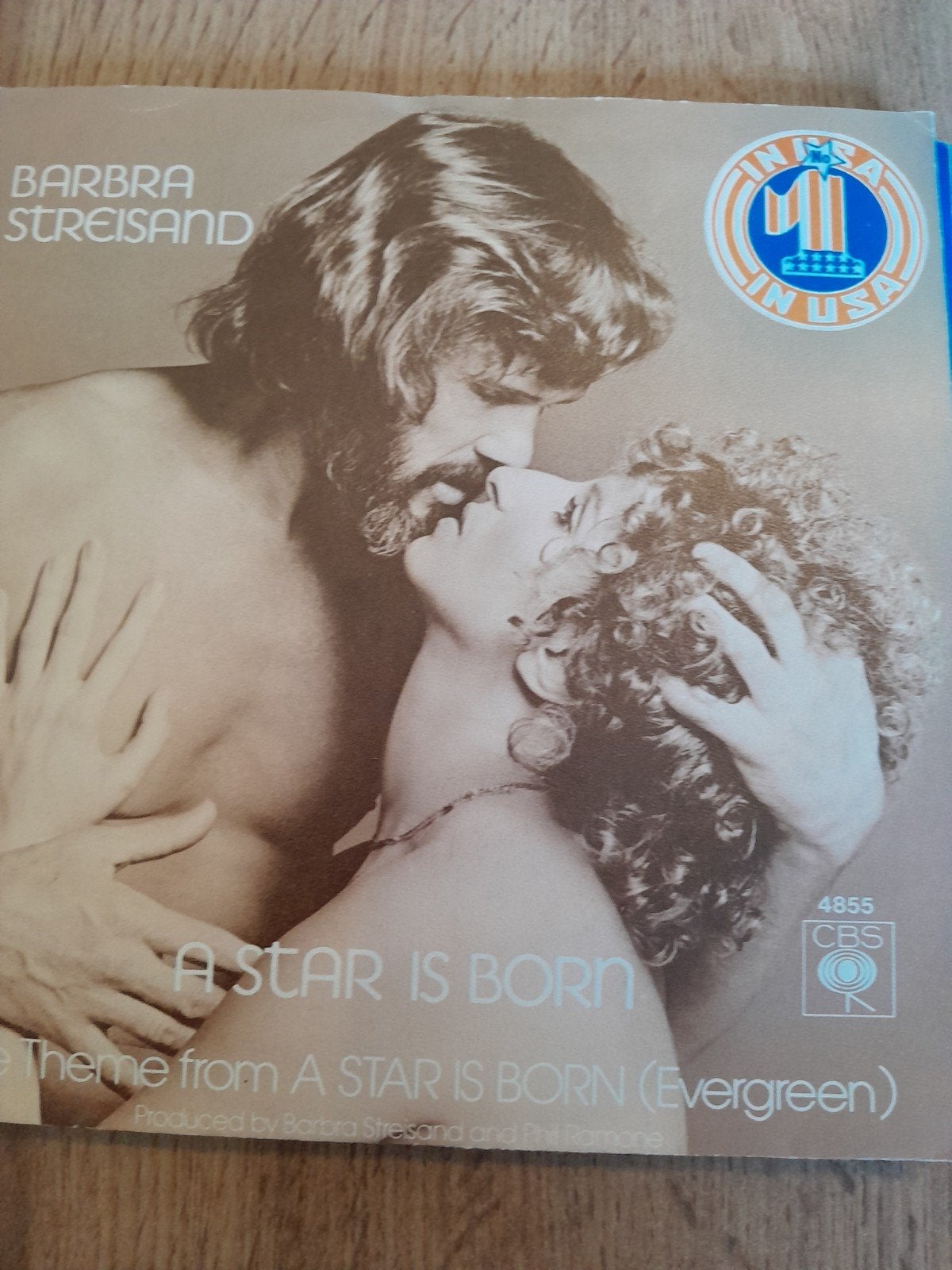 barbra streisand 7inch a star is born, Ophalen of Verzenden, Zo goed als nieuw, Pop