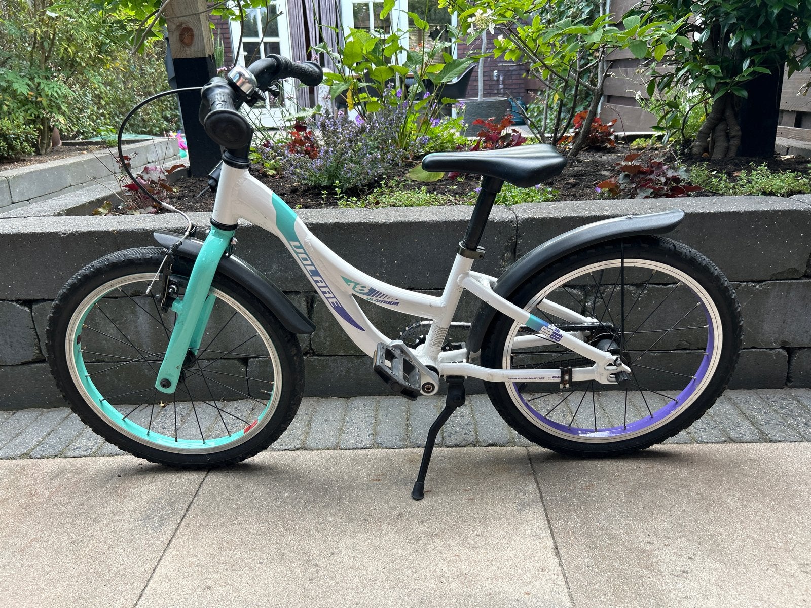 Volare Glamour 18 inch kinderfiets, Ophalen, Gebruikt, Velgrem, 16 tot 20 inch
