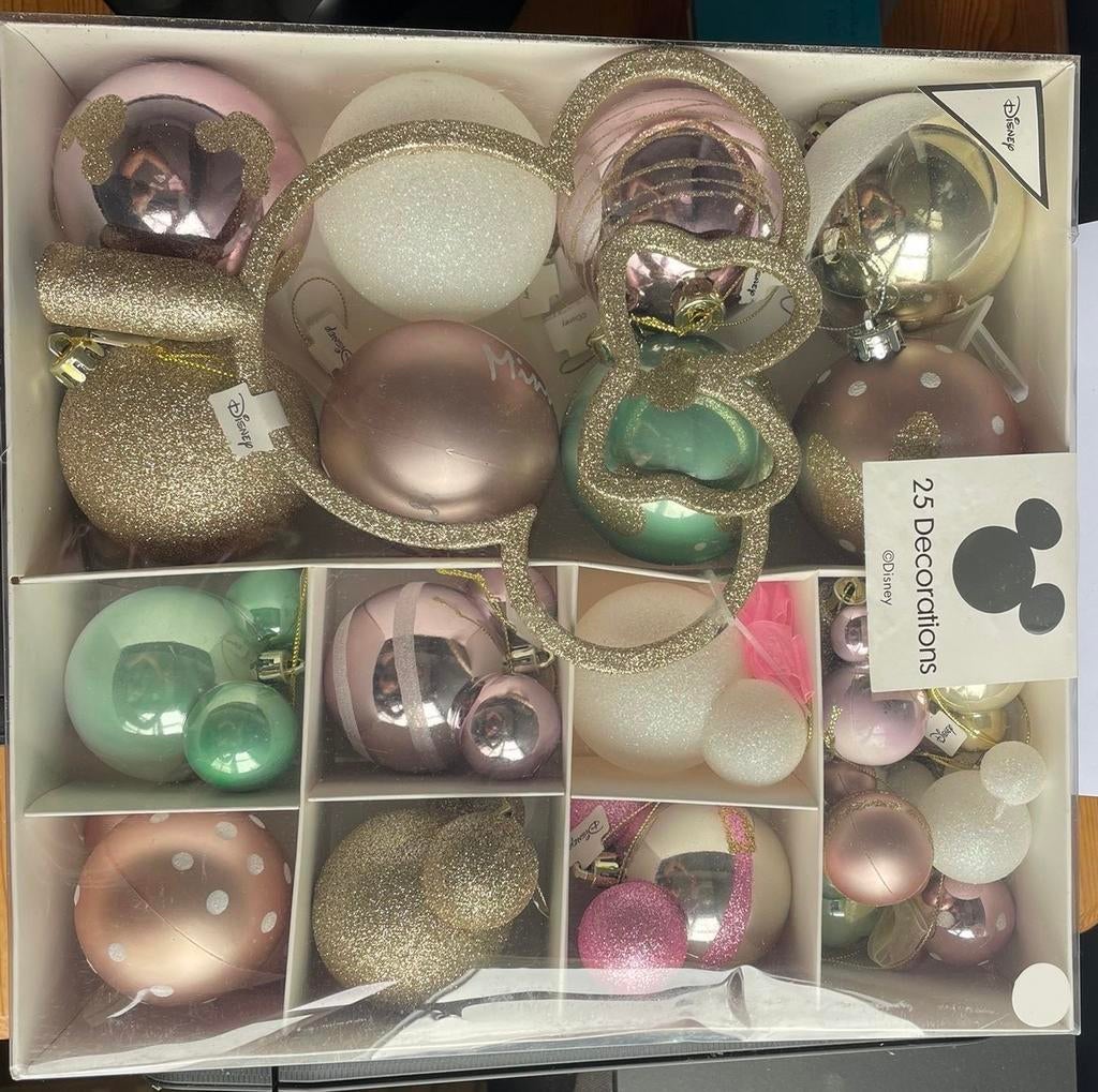Disney kerstballen Primark (2x set), Verzamelen, Disney, Zo goed als nieuw, Beeldje of Figuurtje, Overige figuren, Ophalen of Verzenden