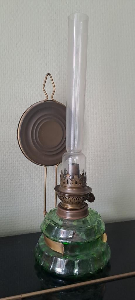 Kosmos Brenner antieke olielamp, Antiek en Kunst, Ophalen, Koper of Brons