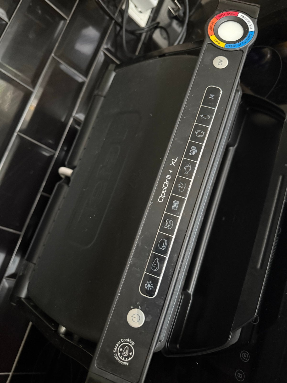 Tefal OptiGrill+ XL Contactgrill, Witgoed en Apparatuur, Grillplaten, Ophalen, Vaatwasmachinebestendig, Gebruikt, Tafelgrill