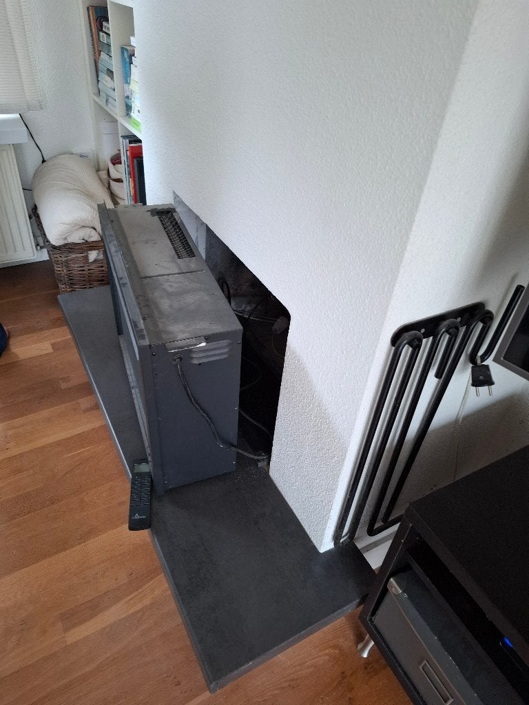 Open haard, Ophalen, Gebruikt, Inbouwhaard, Elektrische haard