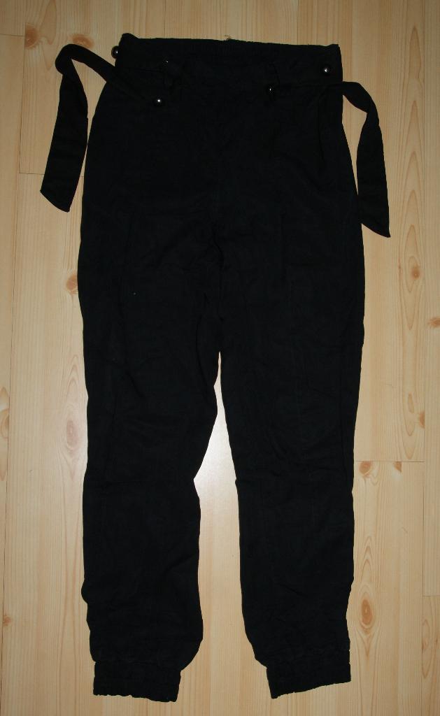 Eksept broek maat 164 (xs) met strikriem met knopen en elast, Broek, Gebruikt, Eksept, Meisje