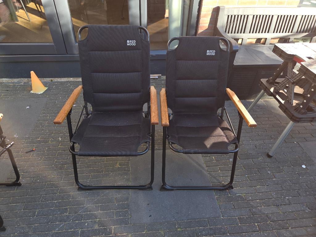 Red wood camping stoelen, Ophalen, Gebruikt, Campingstoel
