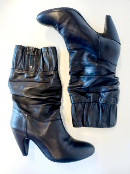 Mooie zwarte leren laarzen van Fornarina maat 38, Kleding | Dames, Schoenen, Hoge laarzen, Zwart, Fornarina, Ophalen of Verzenden