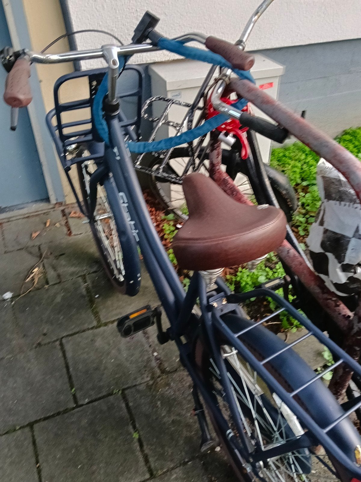 Sturdy Static transportfiets met voor- en achterdrager klein, Fietsen en Brommers, Overige merken, Gebruikt, Velgrem, Versnellingen