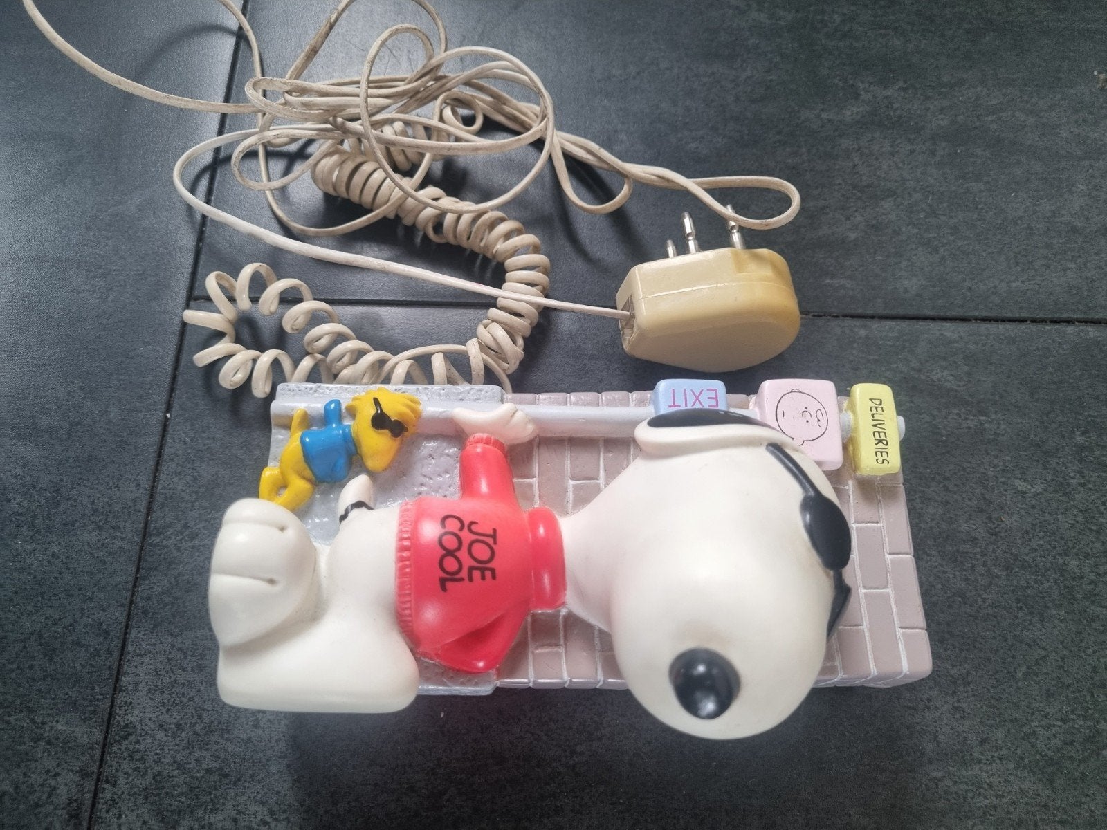 Vintage Snoopy Joe Cool Telefoon - ACL, Ophalen of Verzenden, Gebruikt
