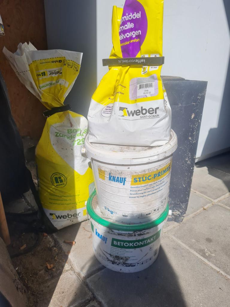 Knauf Stuc-Primer, Betokontakt, Weber zandce, Ophalen, Nieuw