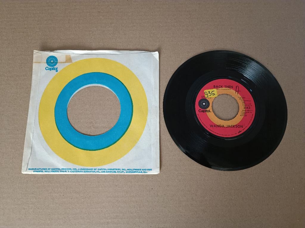 Single: Wanda Jackson - Back Then/ USA, Verzenden, Gebruikt, 7 inch, Pop
