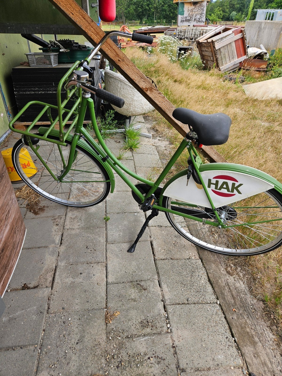 Mooie originele fiets, Ophalen
