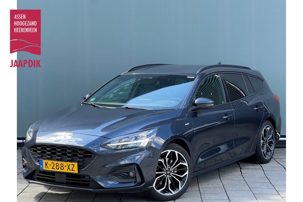 Ford FOCUS Wagon BWJ 2021 | 1.5TDCI 120PK ST Line X Business, Stof, Gebruikt, 4 cilinders, Blauw