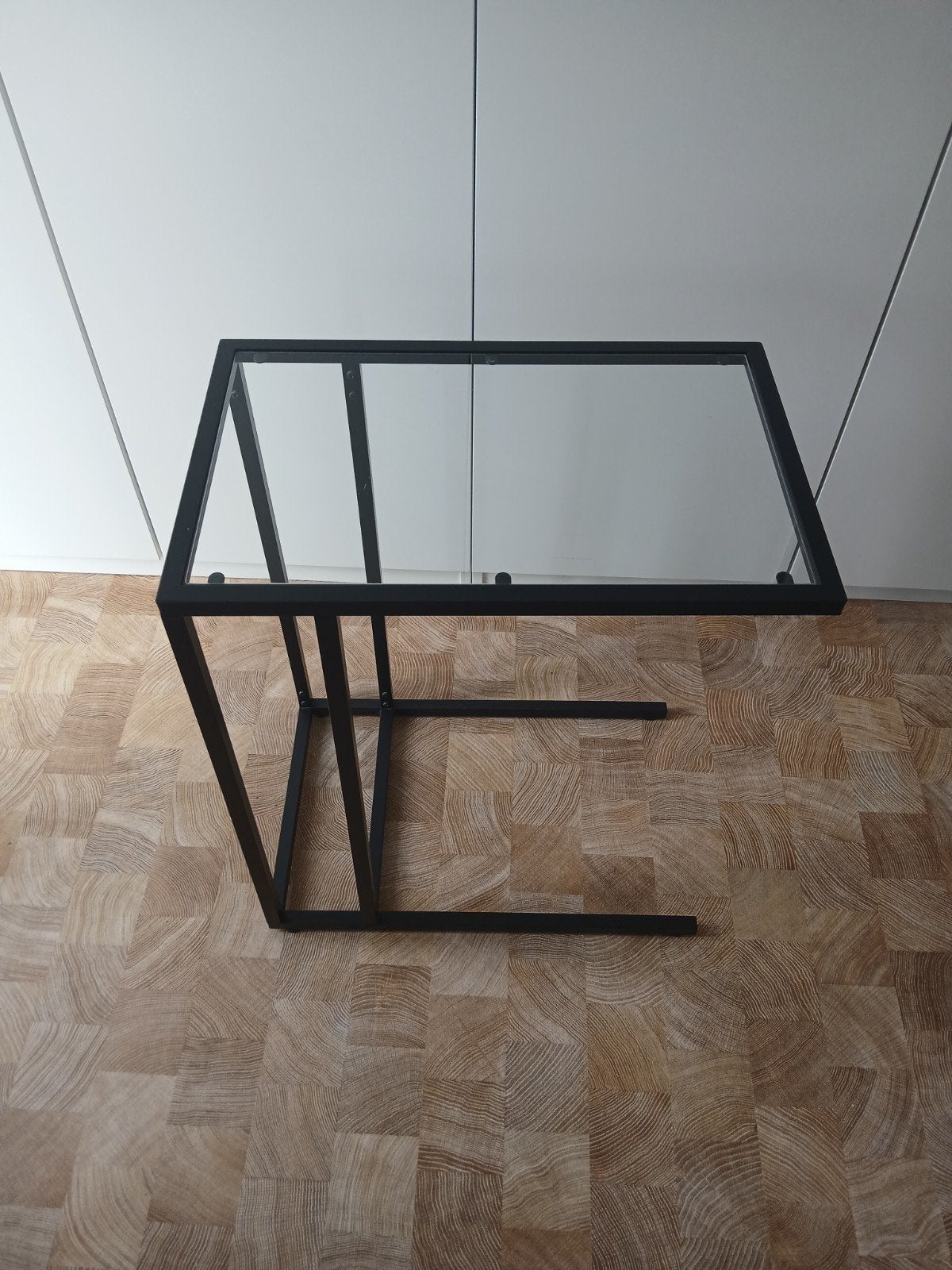 IKEA VITTSJÖ laptophouder/bijzettafel, Ophalen, Gebruikt, Modern, Industrieel, Metaal of Aluminium