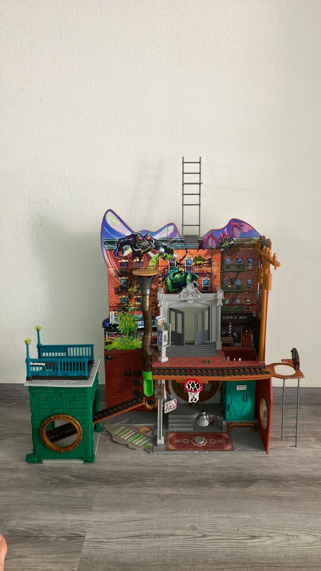 Teenage Mutant Ninja Turtles: Mutant Mayhem Sewer Lair set, Ophalen of Verzenden, Zo goed als nieuw