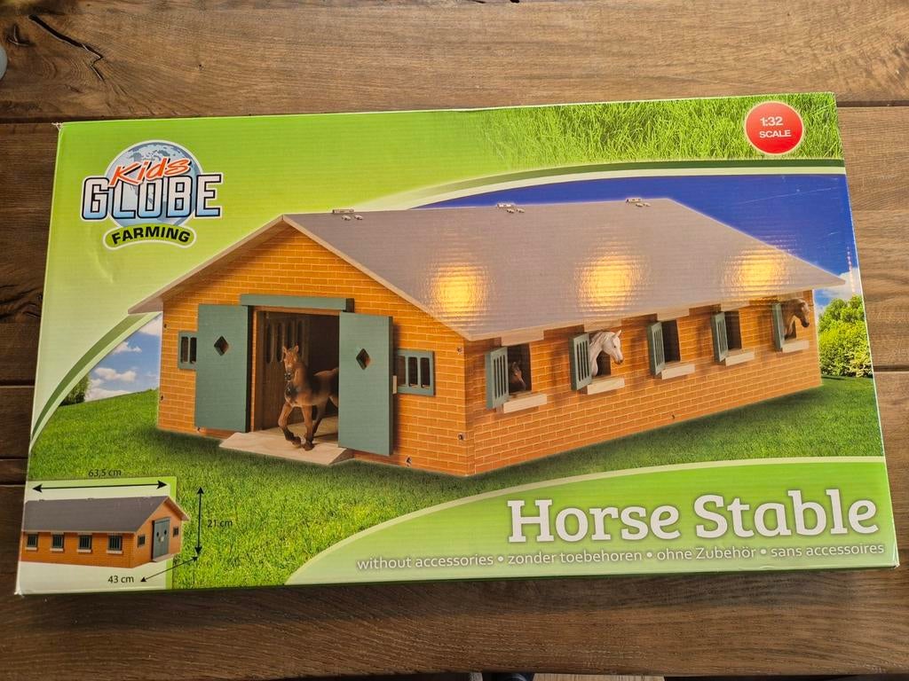 Kids Globe Paardenstal 1:32 - Nieuw in Doos, Kinderen en Baby's, Speelgoed | Houten speelgoed, Ophalen, Nieuw, Overige typen
