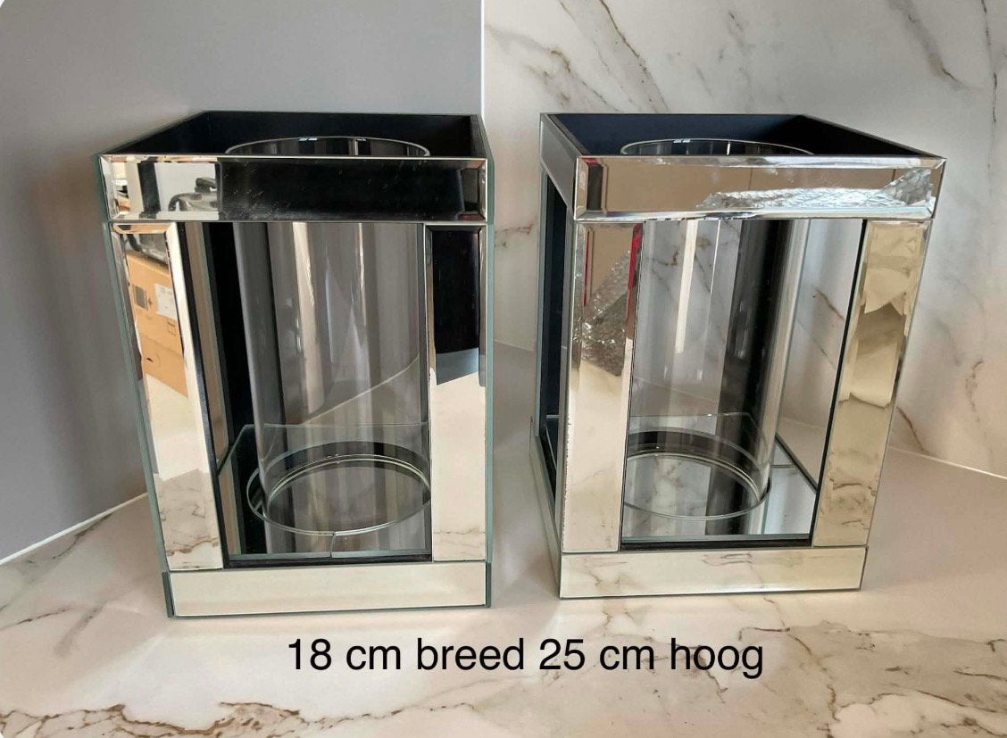 2 Eric Kuster windlichten, Ophalen, Overige materialen, Zo goed als nieuw, Kandelaar