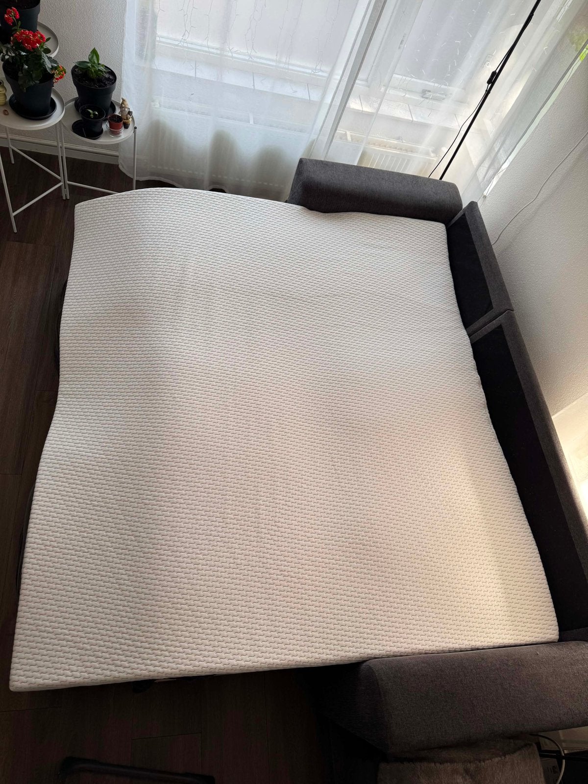 Topmatras – bijna nieuw, Huis en Inrichting, Slaapkamer | Boxsprings, Ophalen, Zo goed als nieuw, Tweepersoons, 180 cm
