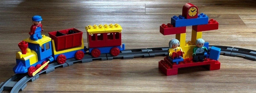 Grote LEGO Duplo collectie: Treinen, huis, auto's en meer!, Ophalen of Verzenden, Gebruikt, Overige merken