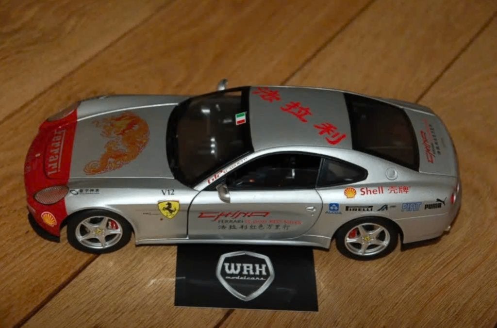 1:18 FERRARI 612 SCAGLIETTI China Tour Hotwheels elite WRH, Verzenden, Zo goed als nieuw, Auto, Hot Wheels