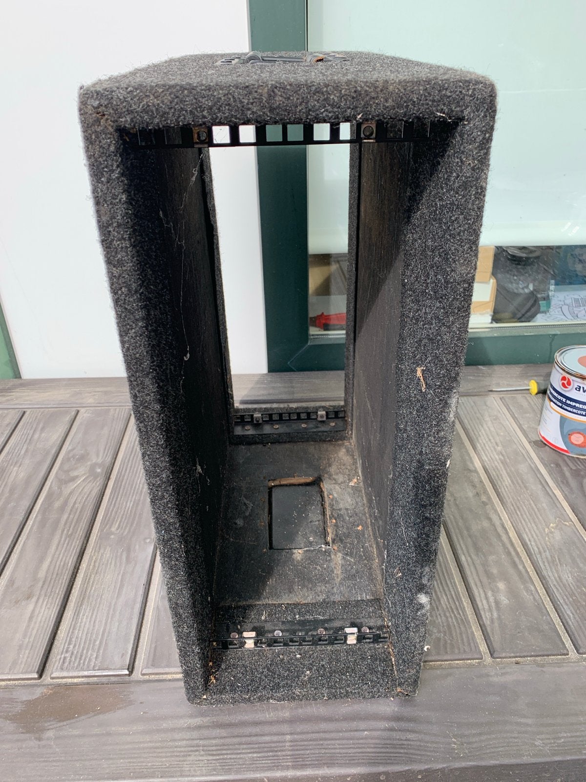 19 inch rack case / flightcase, Ophalen, Gebruikt, Speaker of Versterker, Flightcase