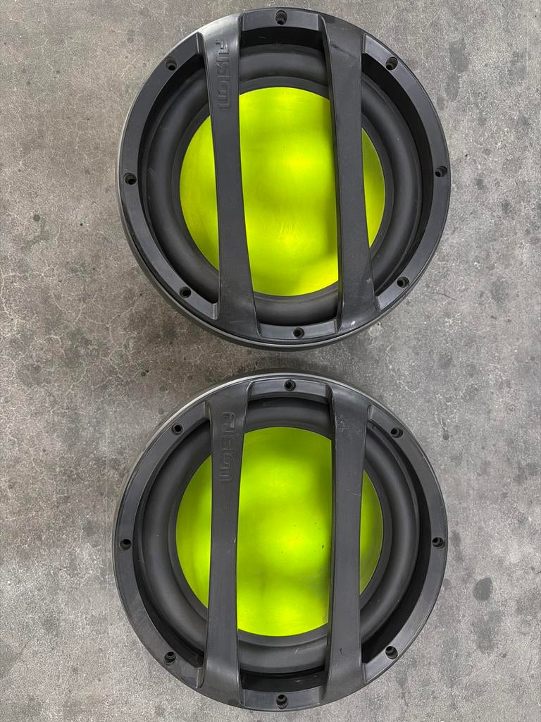 Fusion CS-AW2120 Subwoofers (2 stuks), Ophalen, Gebruikt, X, X