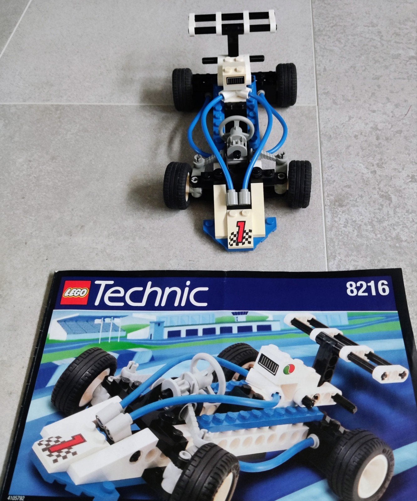 LEGO Technic 8216 Racewagen & 8222 Helikopter ii, Ophalen of Verzenden, Zo goed als nieuw, Overige merken