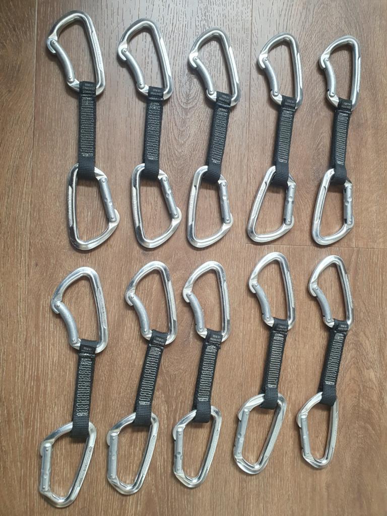 Voorklimsets - mammut (10 stuks), Ophalen of Verzenden, Gebruikt, Klimsport-accessoire