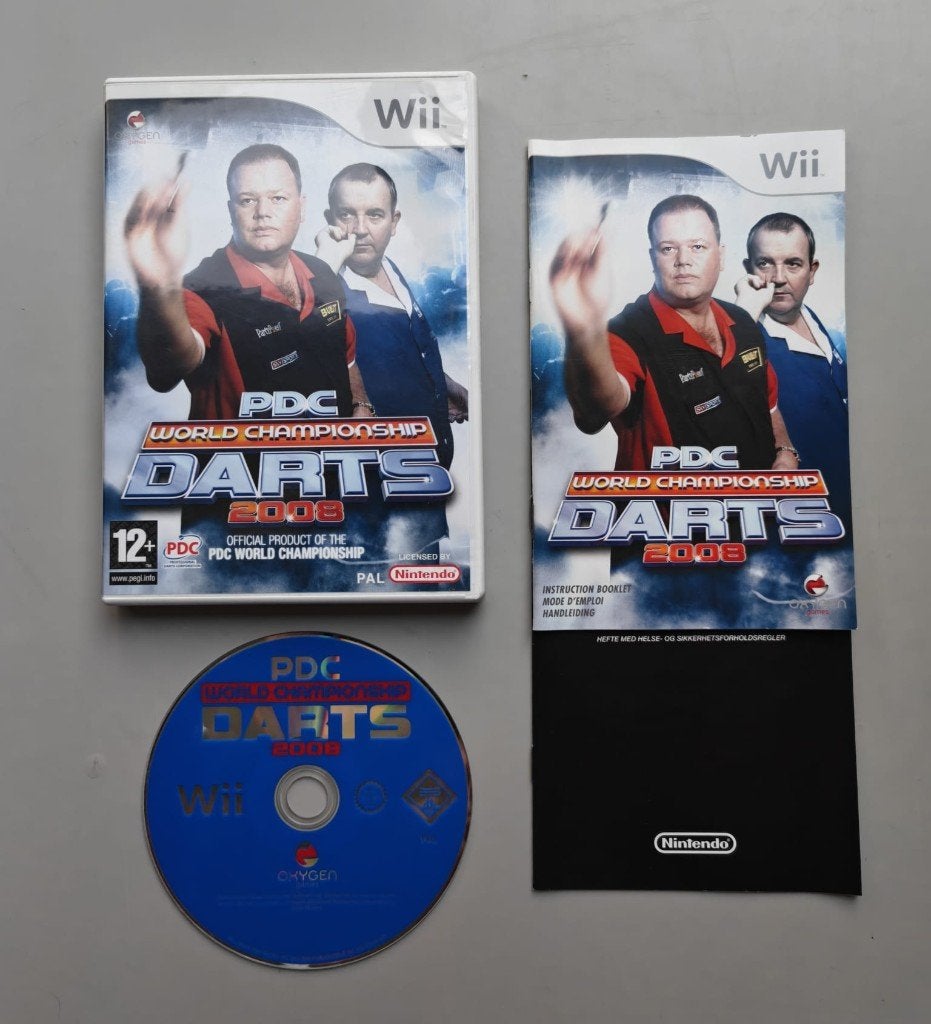 PDC World Championship Darts 2008 - Nintendo Wii - Compleet, 1 speler, Ophalen of Verzenden, Zo goed als nieuw, Vanaf 3 jaar