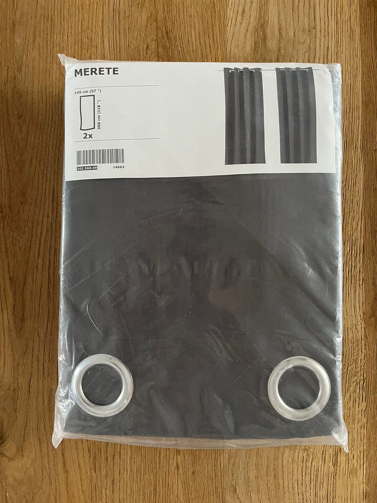 IKEA MERETE Gordijnen - Nieuw in verpakking, Ophalen, 100 tot 150 cm, 200 cm of meer, Wit