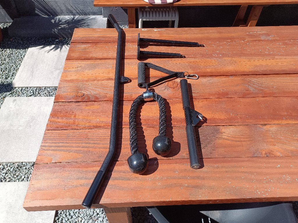 Fitness kabelset incl. kabels en katrollen, Ophalen, Gebruikt, Rug, Overige typen