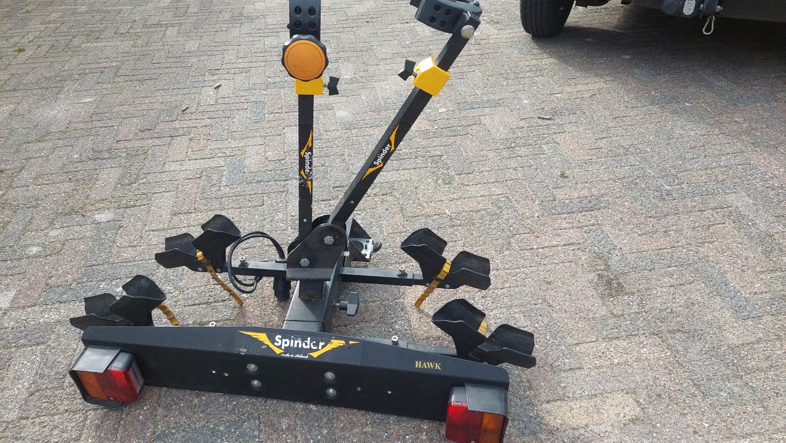 spinder Hawk fietsendrager, Auto diversen, Fietsendragers, Ophalen, 2 fietsen, Gebruikt, Trekhaakdrager