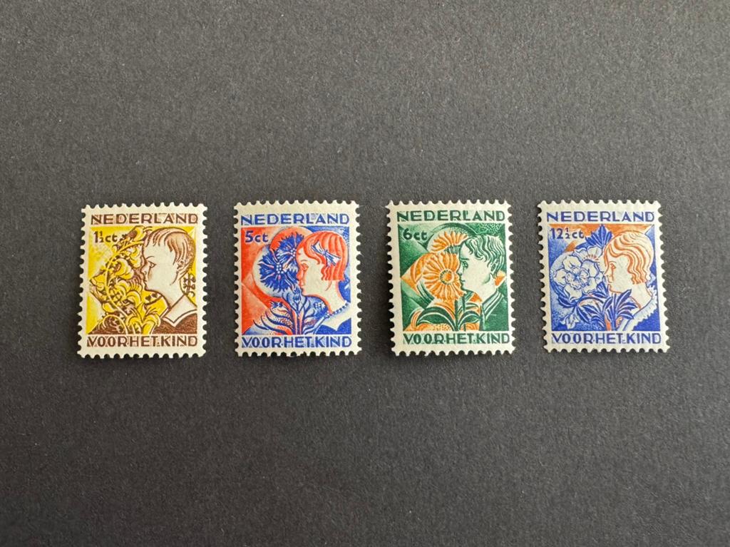 1932 Kinderzegels NVPH nr 248-251 postfris, Verzenden, T/m 1940, Postfris