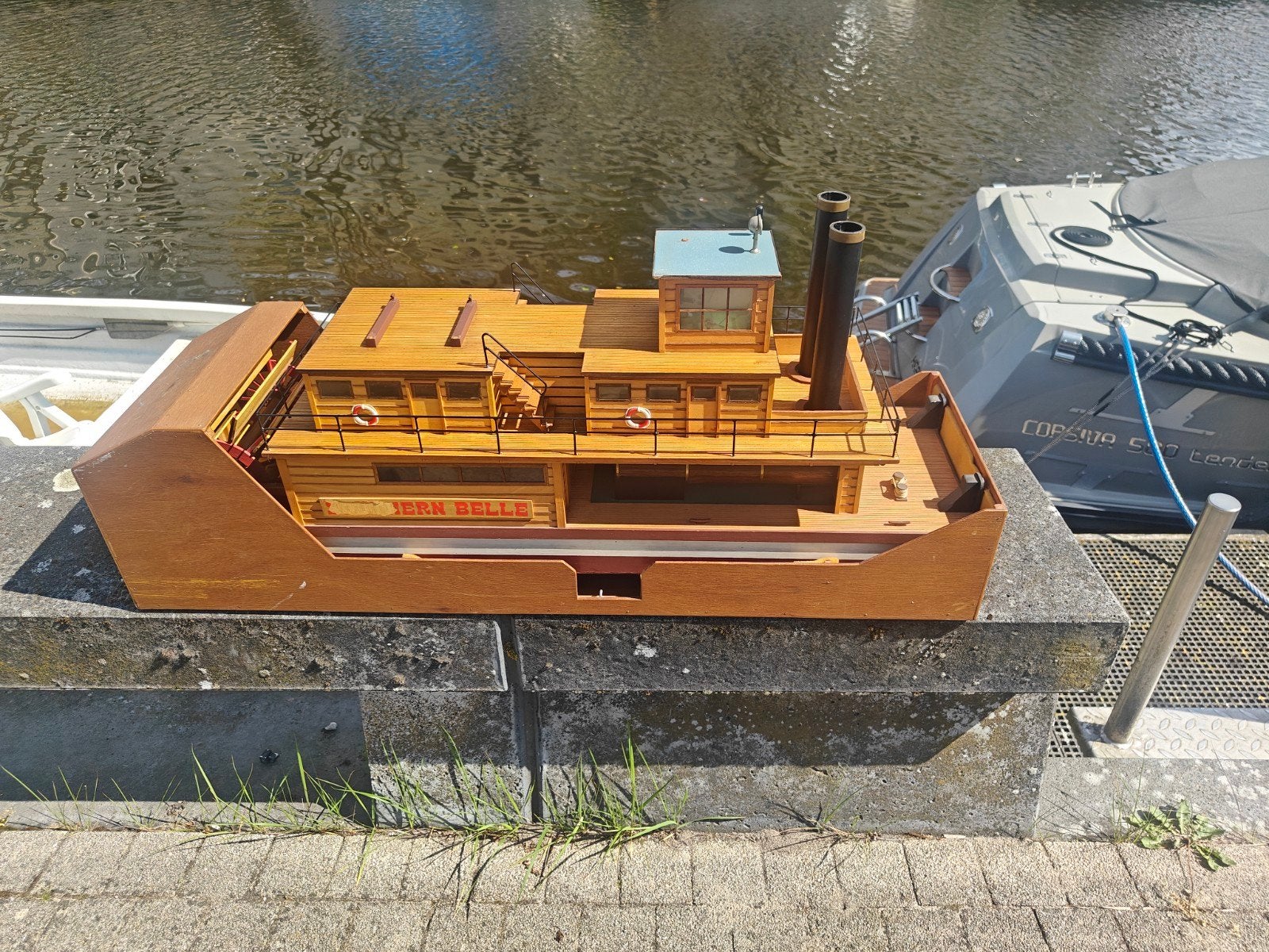 Gedetailleerd RC Model Stoomschip "Southern Belle", Hobby en Vrije tijd, Modelbouw | Boten en Schepen, Ophalen