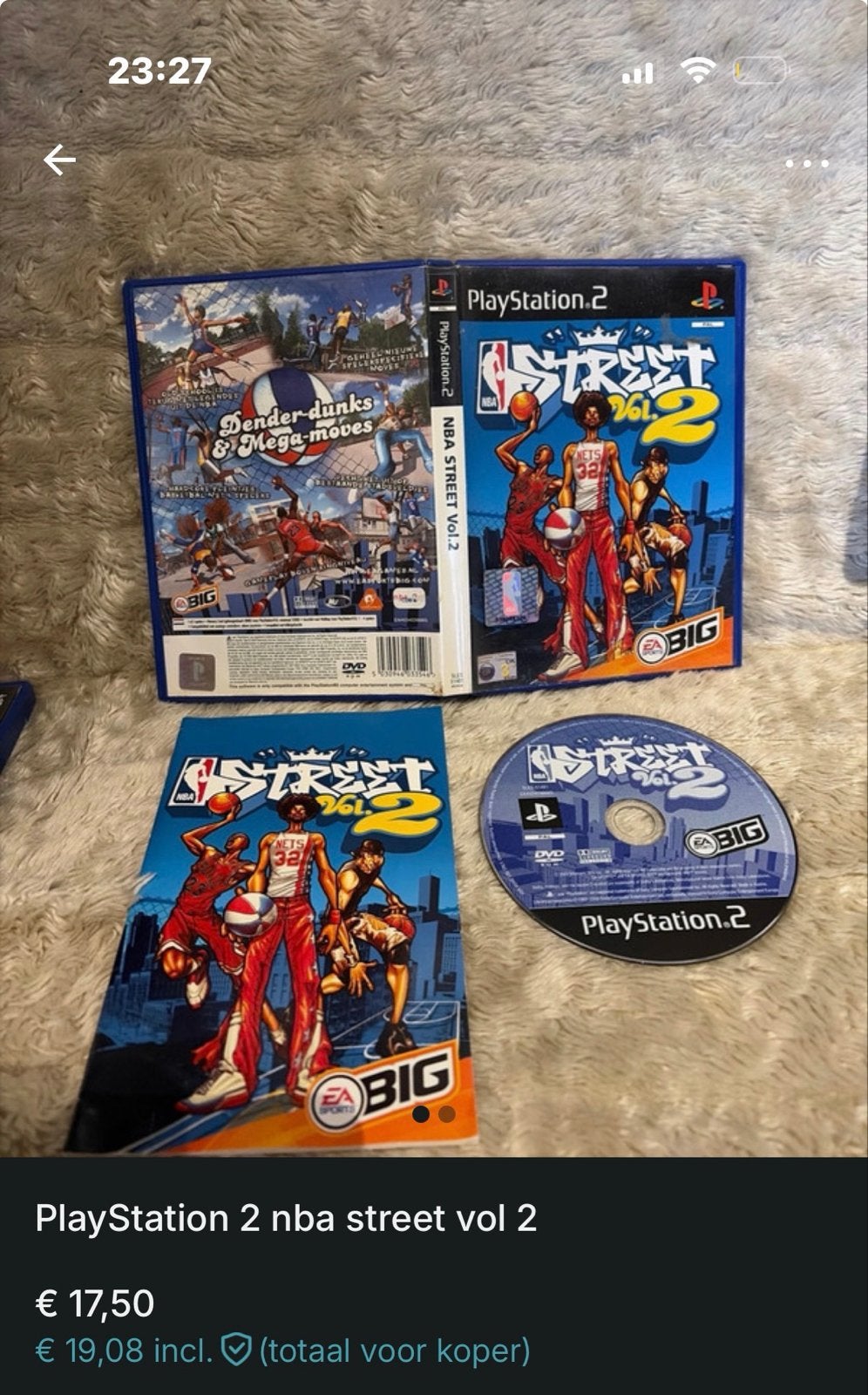 NBA Street Vol. 2 PlayStation 2, Spelcomputers en Games, Games | Sony PlayStation 2, Gebruikt, 2 spelers, Eén computer, Ophalen of Verzenden