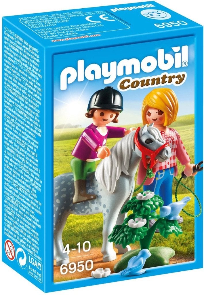 Playmobil Country 6950 Ponyrijden met meisje en pony, Ophalen, Complete set, Zo goed als nieuw, Country
