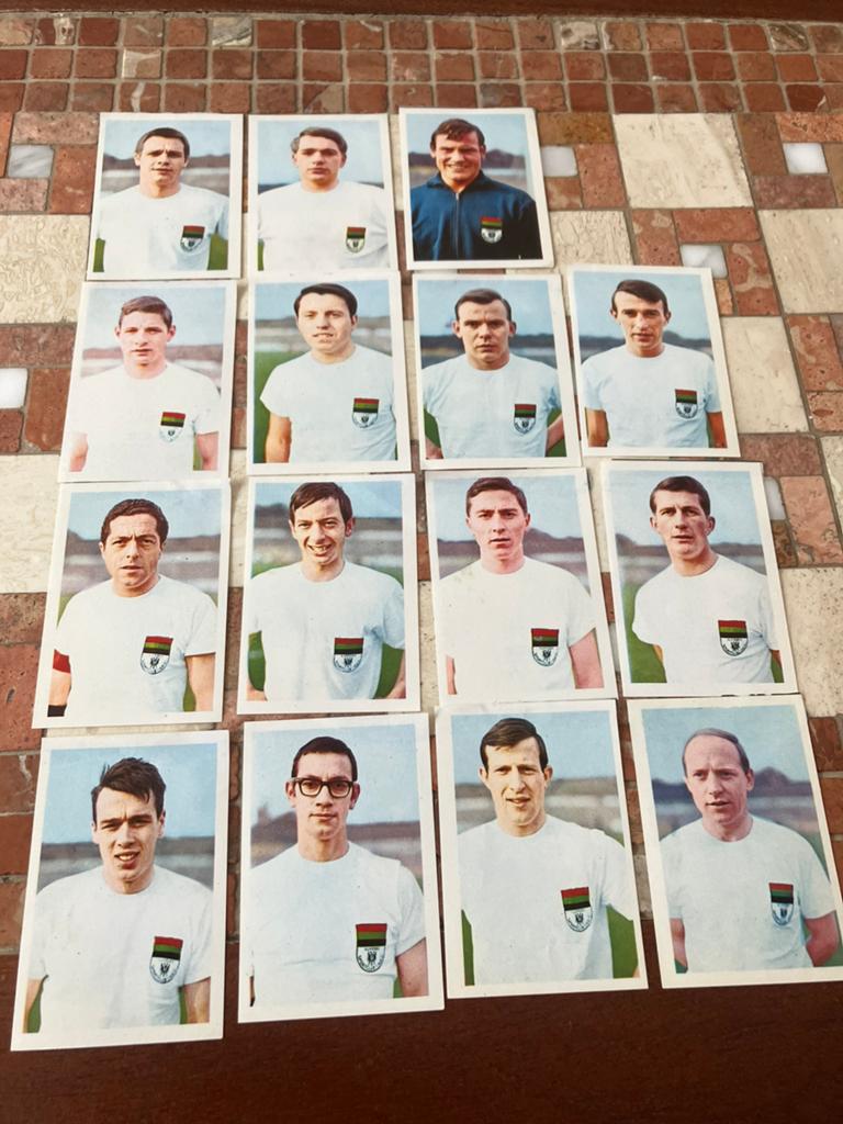 Nec panini Vanderhout 1968-1969, Ophalen of Verzenden, Gebruikt, Overige binnenlandse clubs, Poster, Plaatje of Sticker