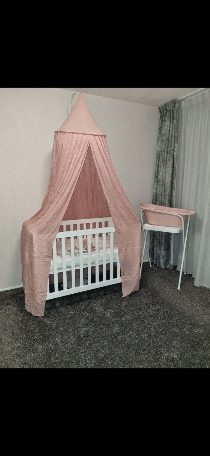 Complete Kinderkamer Set: Ledikant, Commode en Kledingkast, Ophalen, Zo goed als nieuw, Meisje