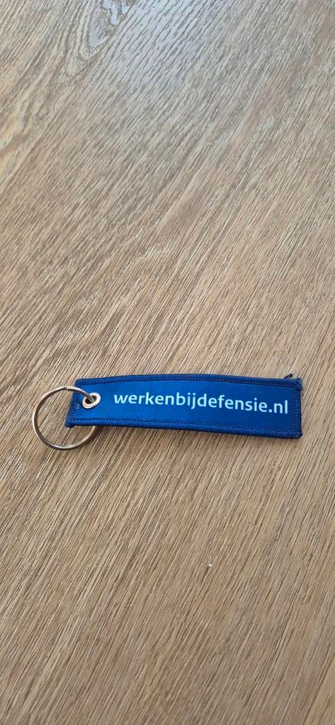 Sleutelhanger, werken bij defensie, de koninklijke marechaus, Ophalen of Verzenden, Nieuw, Overige typen