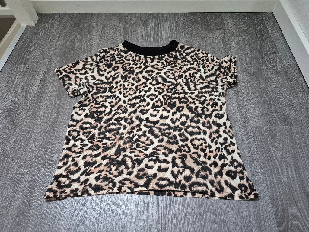 Panter t shirt, Meisje, Ophalen of Verzenden, Zo goed als nieuw, Shirt of Longsleeve