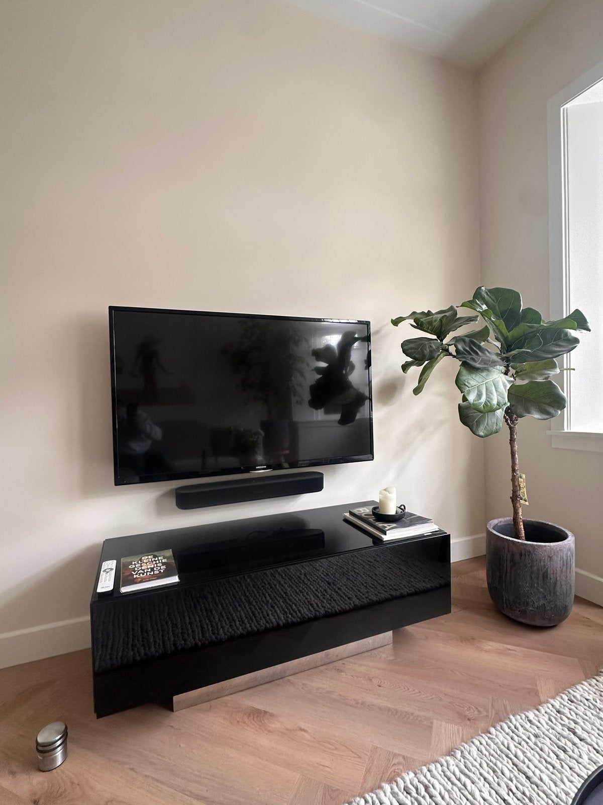 Spectral Brick design TV meubel zwart, Huis en Inrichting, Ophalen, 100 tot 150 cm, Design, Minder dan 100 cm