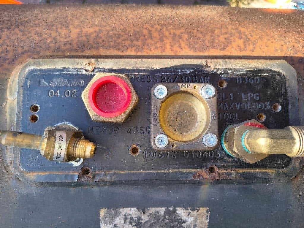 LPG tank cilindertank smoker, Ophalen, Gebruikt