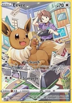 EEVEE TG11/TG30 - BRILLIANT STARS, Ophalen of Verzenden, Nieuw, Losse kaart, Foil