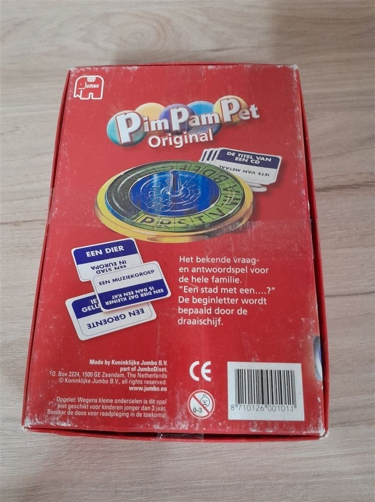 pim pam pet s4598, Hobby en Vrije tijd, Gezelschapsspellen | Bordspellen, Verzenden, Zo goed als nieuw
