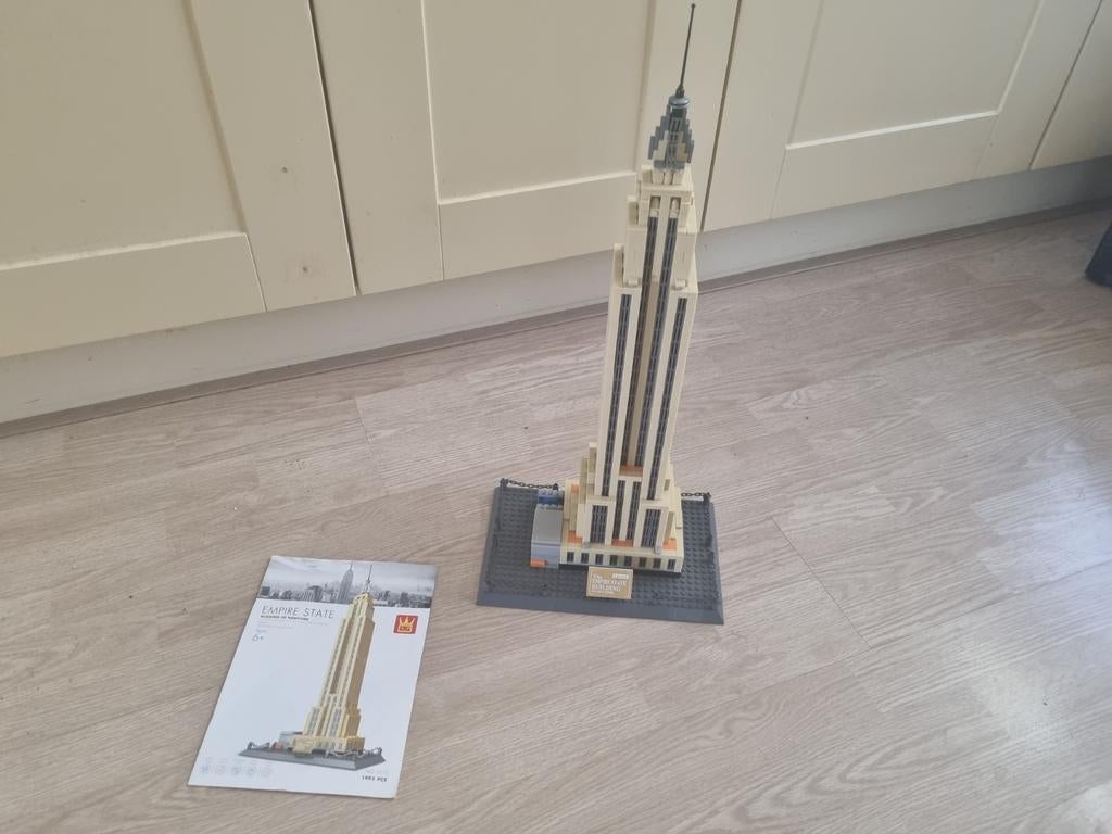 Bouwstenen Empire State Building, Ophalen, Zo goed als nieuw, 1:32 tot 1:50