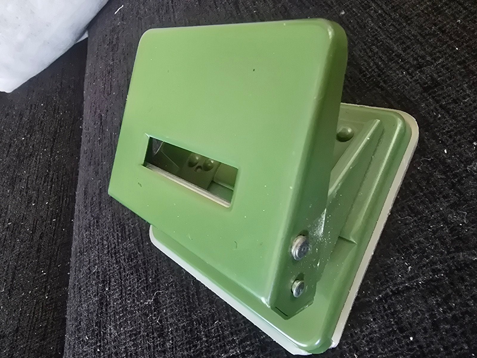 Vintage Groene Perforator - Made in Germany DOOS F, Ophalen of Verzenden, Gebruikt