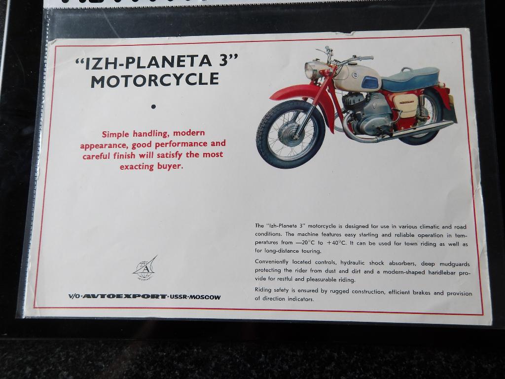 IZH Planeta 3 folder, Verzenden, Overige merken