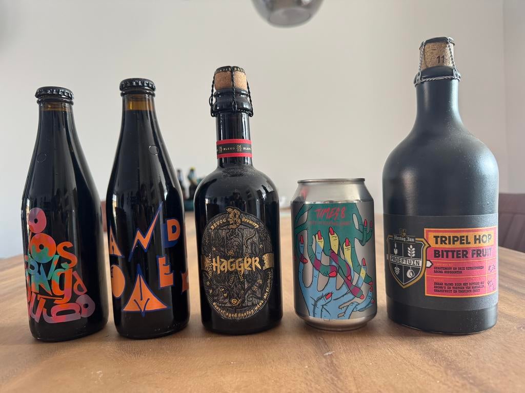 Verschillende barrel aged bieren, Verzamelen, Ophalen, Zo goed als nieuw, Flesje(s), Overige merken