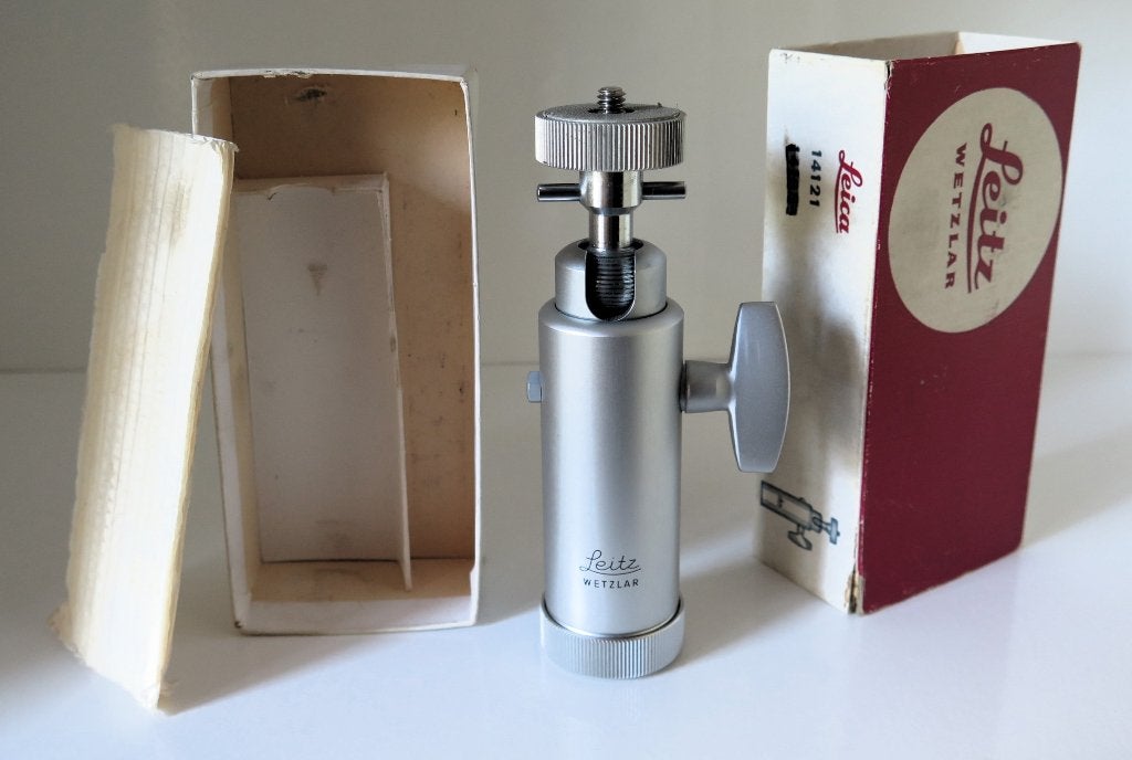 Leica groot balhoofd; Leitz Wetzlar; in de originele doos., Verzenden, Zo goed als nieuw, Balhoofd