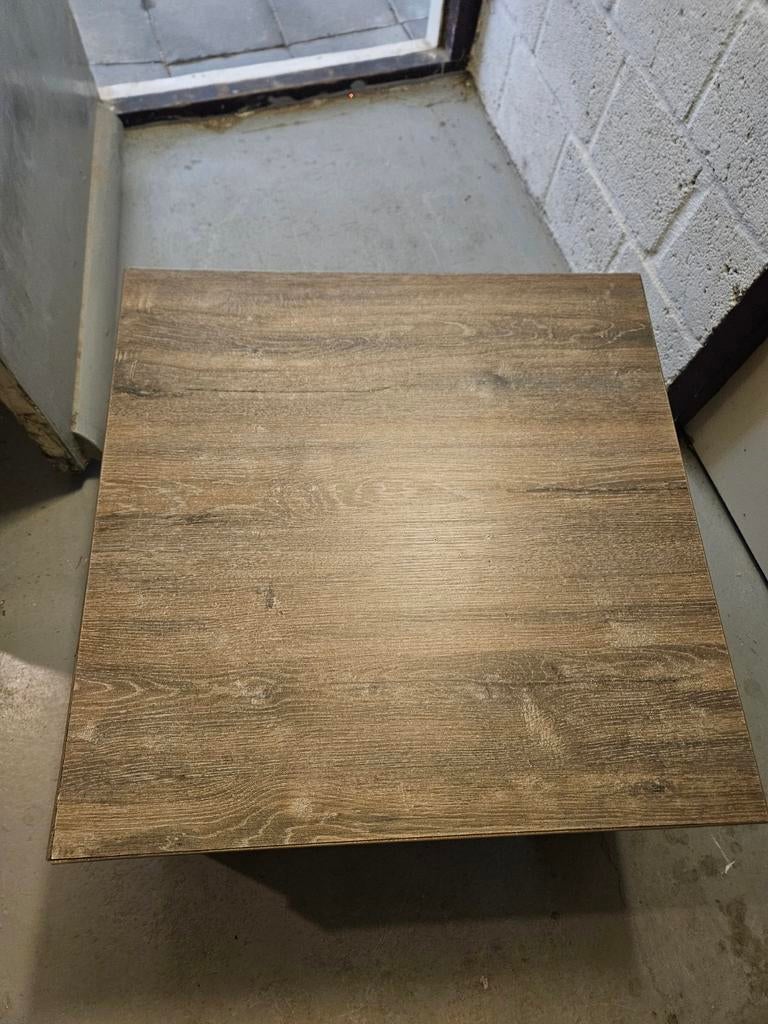 Kleine vierkante tafel 68x68, Ophalen, Gebruikt, 50 tot 100 cm, Vierkant